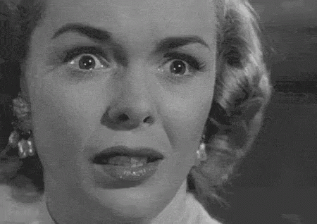 1950s woman screaming into the dust